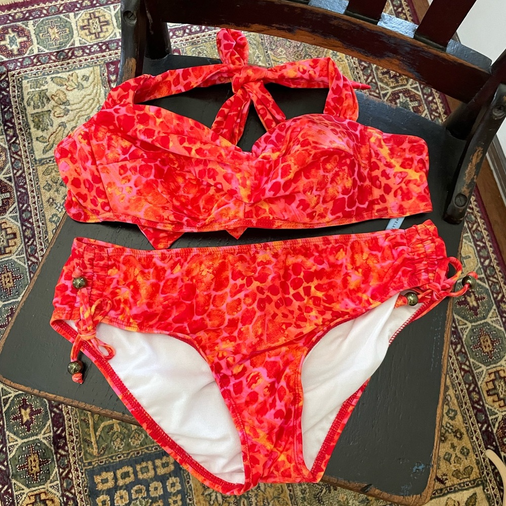 *SOLD* Antonio Milani coral bikini